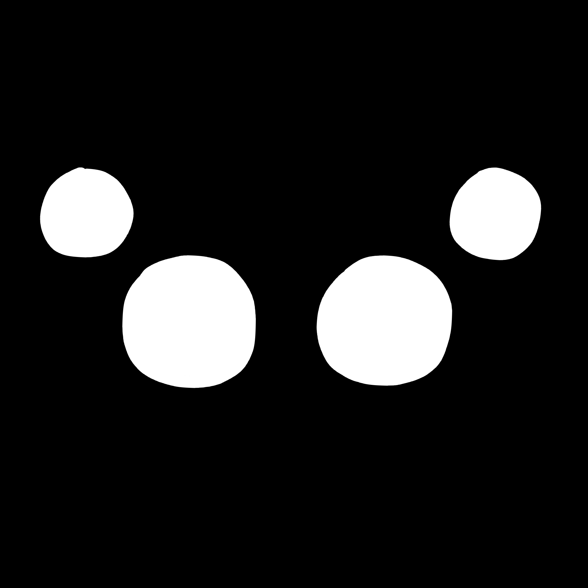 Minimalist logo of the spider avatar guy.